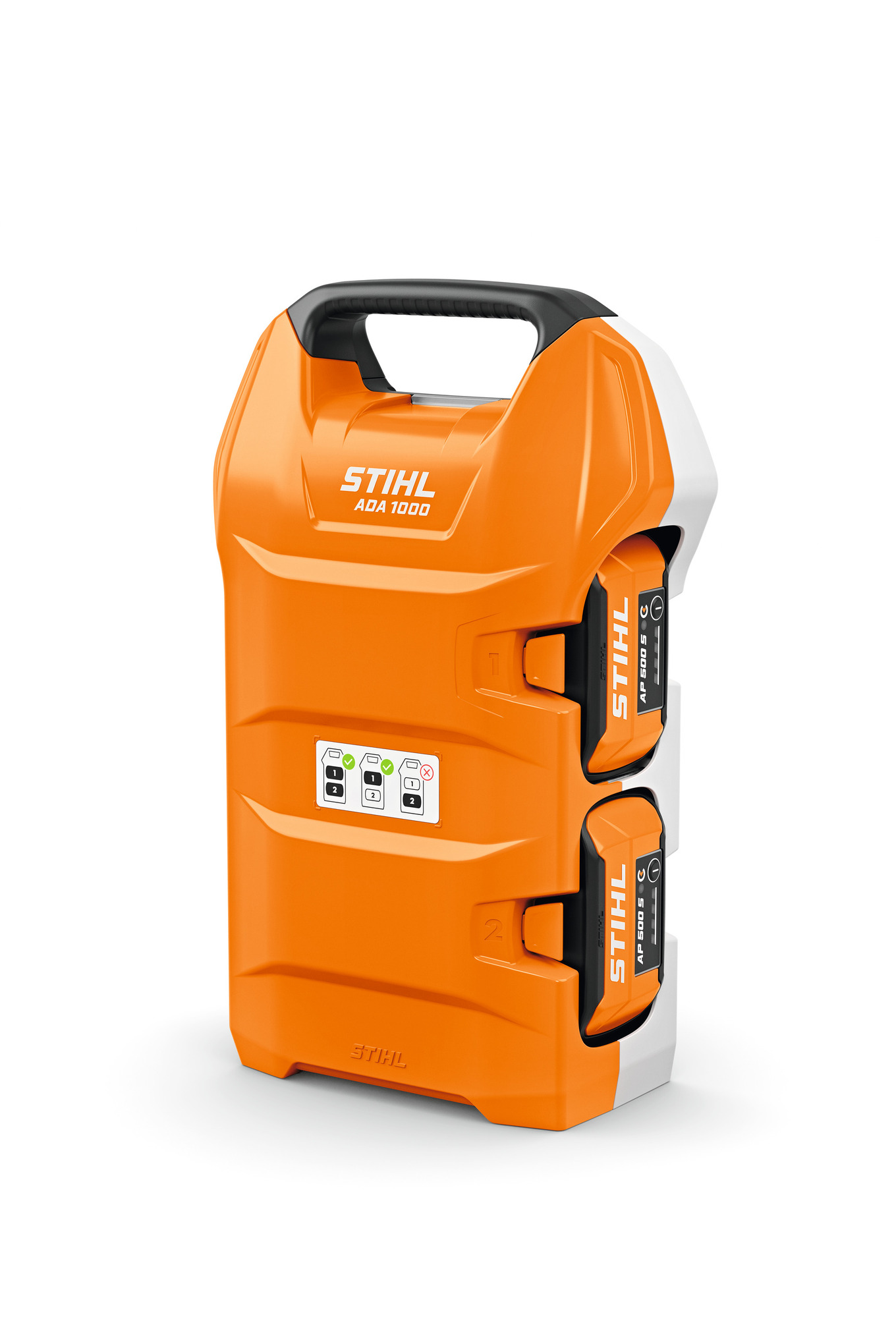 Dobbelt batterirumsadapter ADA 1000