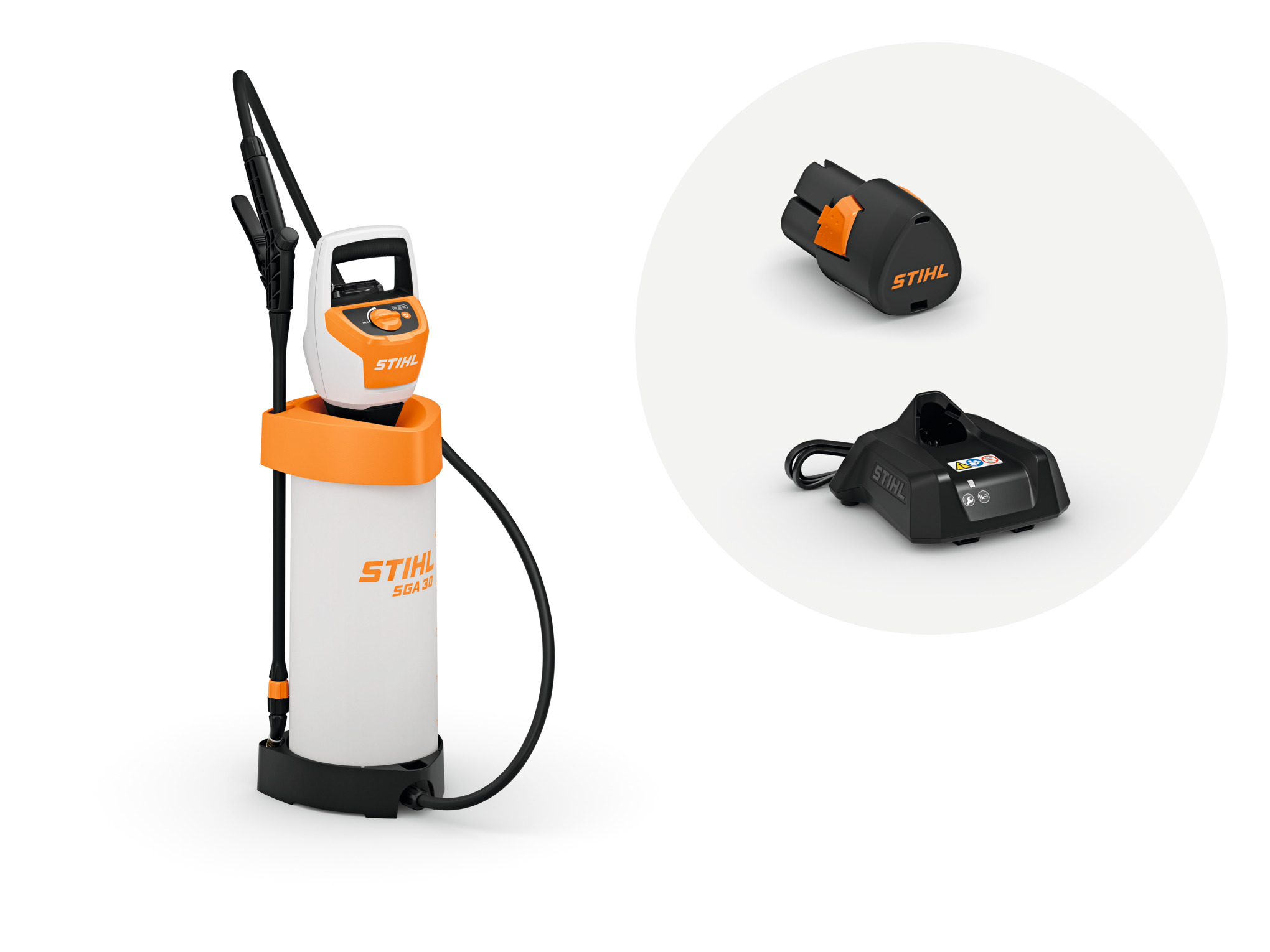 SGA 30 med batteri AS 2 og oplader AL 1