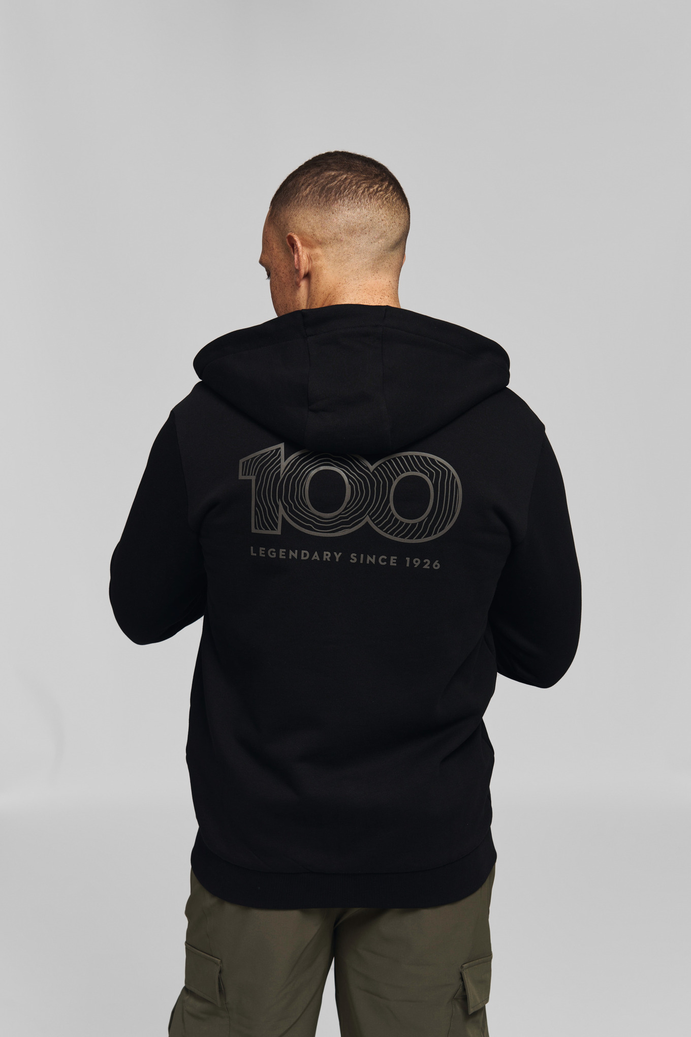 Hoodie-jakke STIHL 100 REFLEKTERENDE sort