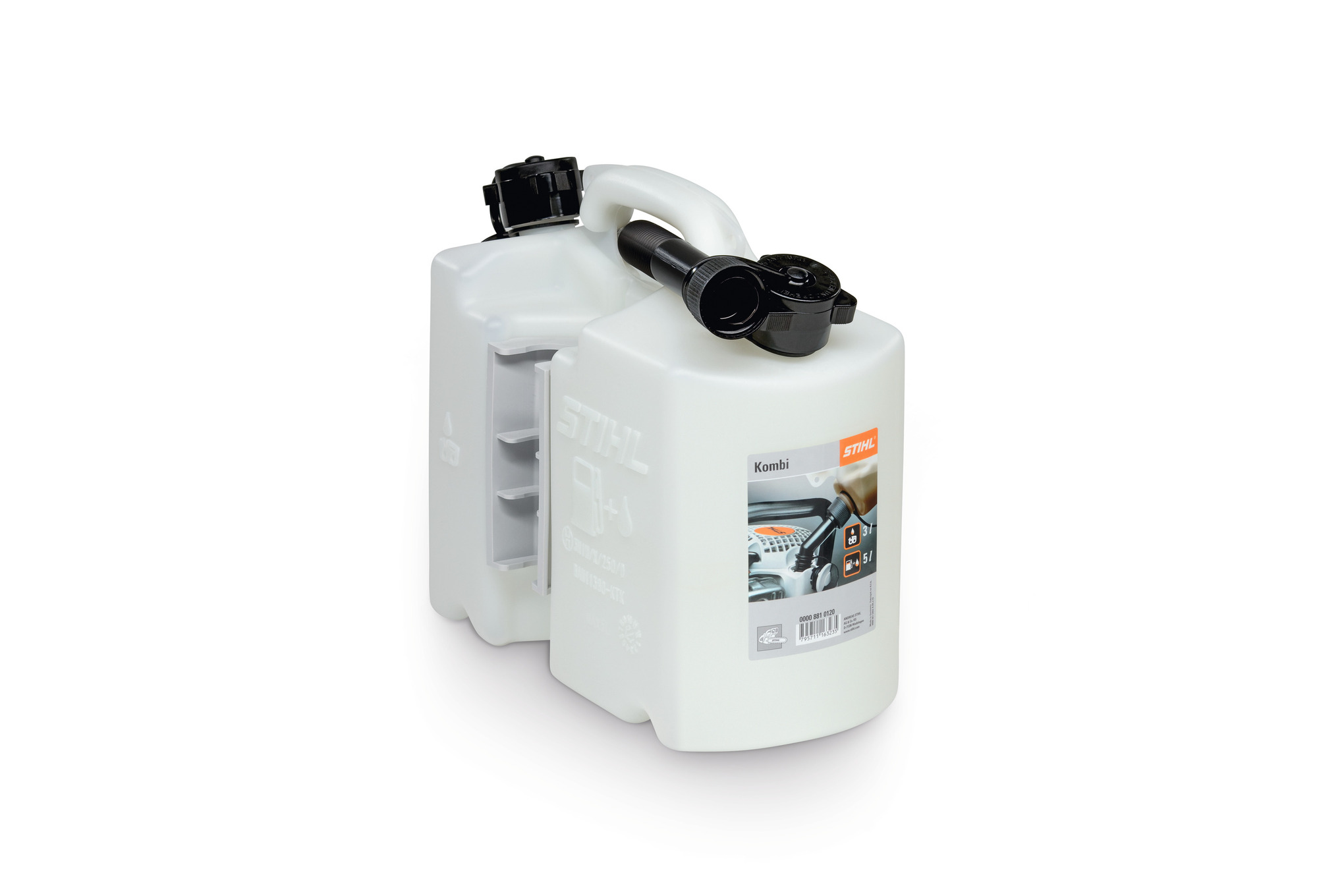 Kombidunk transparent, 5 l/3 l