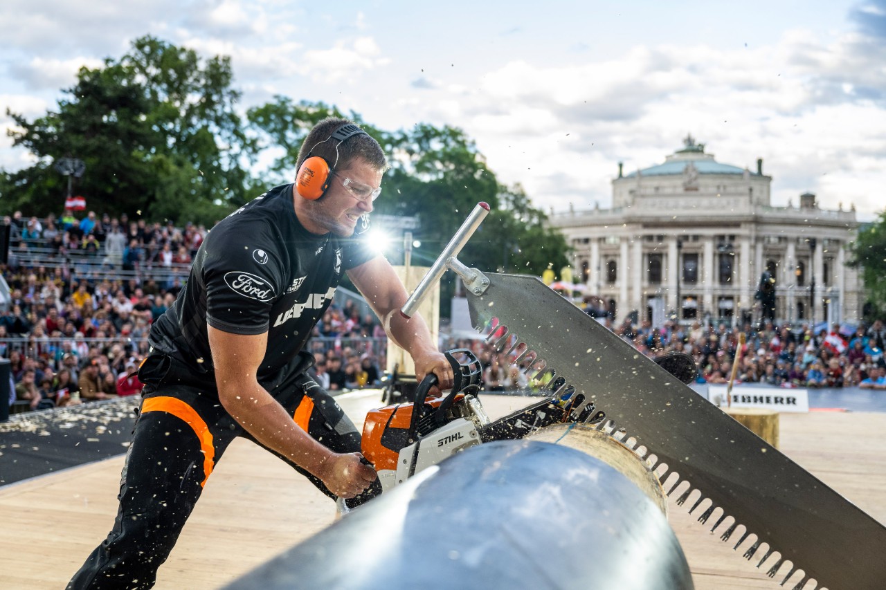 Festligheder ved et STIHL TIMBERSPORTS®-event